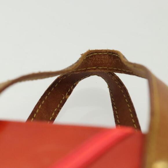 LOUIS VUITTON Monogram Vernis Fluo Reade PM Bag Pink Orange M91903 - Picture 8 of 12